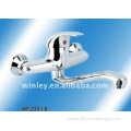 wall-mounted build-in single lever double hole kitchen mixer